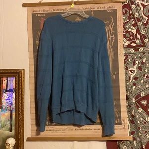 Blue Knit Sweater